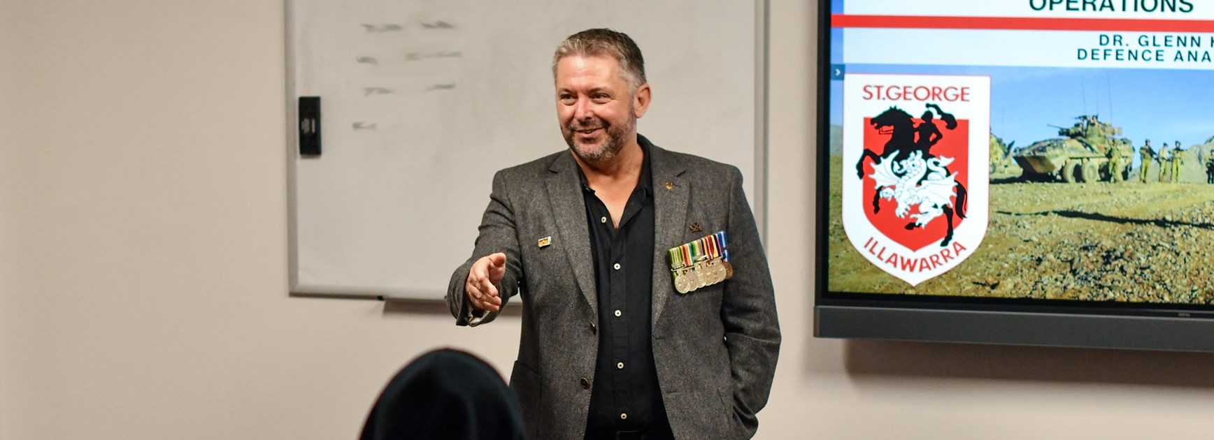 Former army officer inspires Dragons