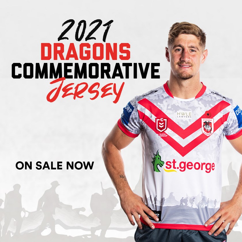 Dragons launch 2021 commemorative jersey