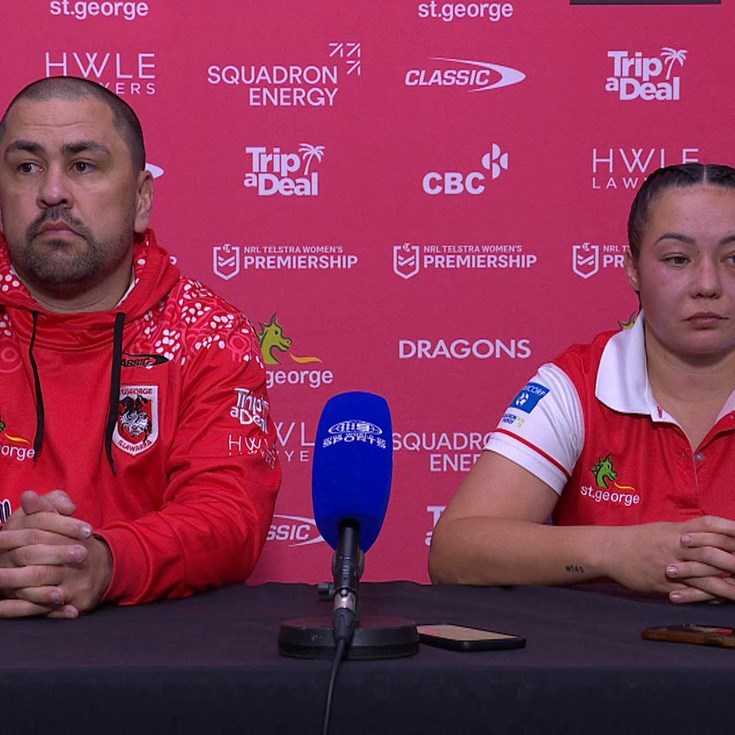 NRLW Round 5 Press Conference: Dragons vs Sharks