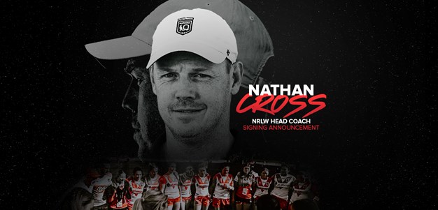 Dragons appoint Nathan Cross as NRLW Head Coach